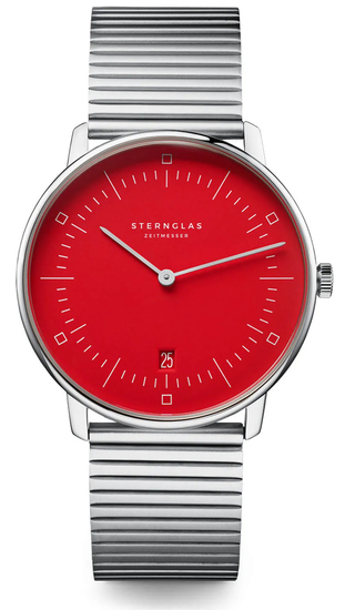 STERNGLAS Naos Edition Bauhaus II red S01-NAF24-ME06 Limited Edition 333pcs