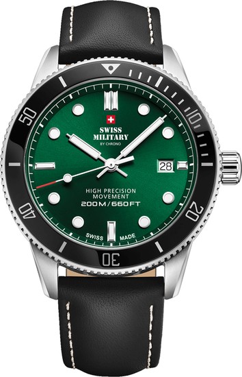 SWISS MILITARY BY CHRONO Dive Watch 200M SM34088.06