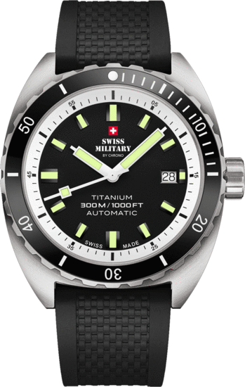 SWISS MILITARY BY CHRONO Titanium 300 Lightweight Outdoor Watch SMA34100.07