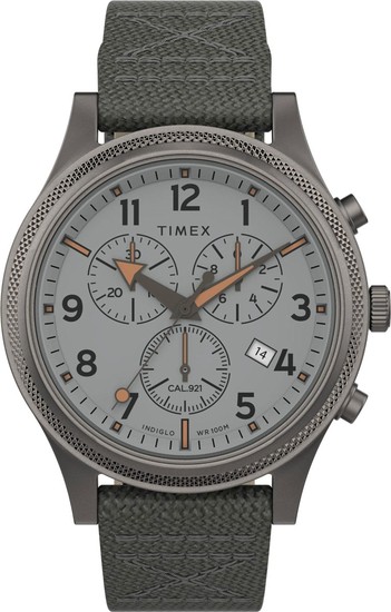 TIMEX Allied LT Chronograph 42mm Fabric Strap Watch TW2T75700