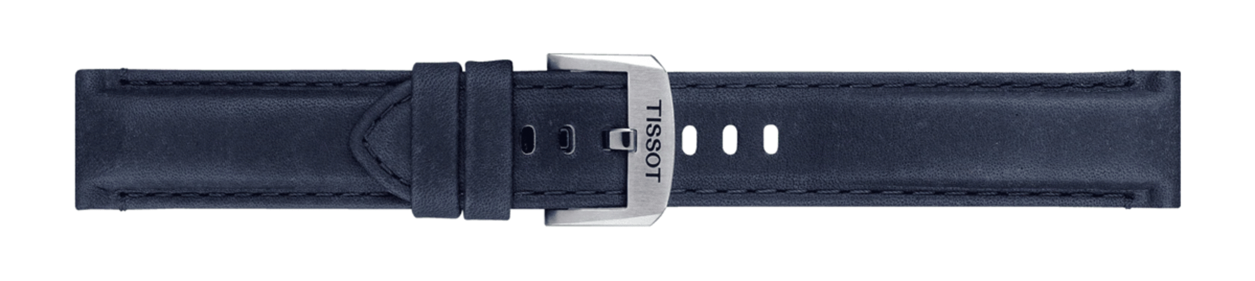 TISSOT T852.046.831 OFFICIAL BLUE LEATHER STRAP LUGS 20 MM