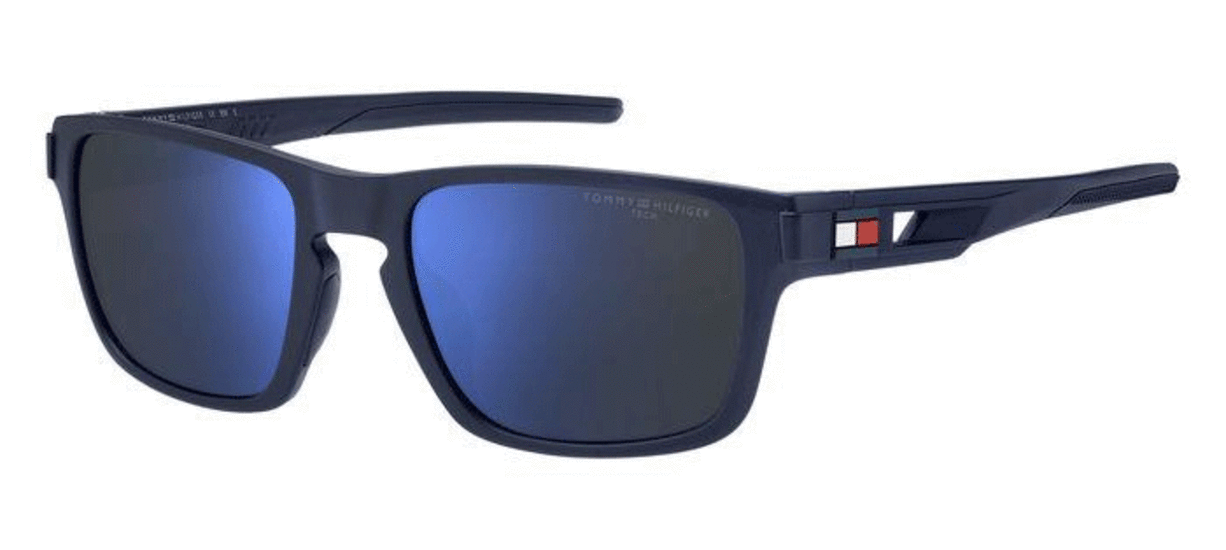 TOMMY HILFIGER RECTANGULAR SIGNATURE DETAIL SUNGLASSES TH1952/S R7W/ZS