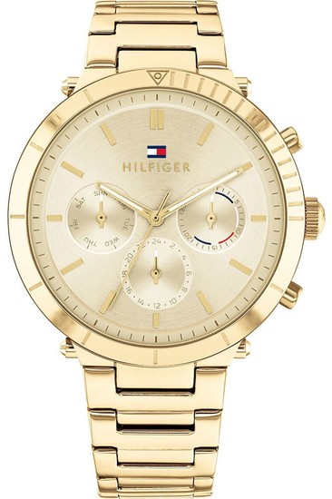 TOMMY HILFIGER GOLD-PLATED SPORTS WATCH 1782350