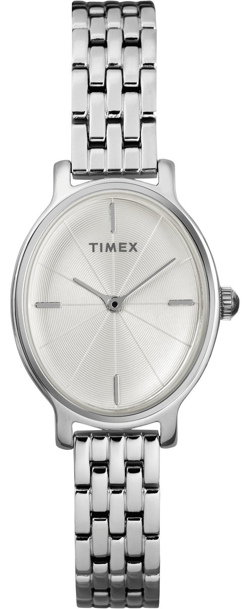 TIMEX Milano Oval 24mm Stainless Steel Bracelet Watch TW2R93900