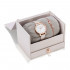 Olivia Burton White Dial Sparkle Markers, Sparkle Pink & RG Watch With Pink & RG Bracelet OBGSET141