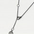 TOMMY HILFIGER IONIC-PLATED MONOGRAM CRYSTAL CIRCLE NECKLACE 2780521