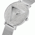 GUESS SILVER TONE CASE SILVER TONE STAINLESS STEEL/MESH WATCH GW0477L1