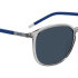 HUGO BOSS TRANSPARENT-FRAME SUNGLASSES WITH STAINLESS-STEEL TEMPLES HG1229/S KB7/KU